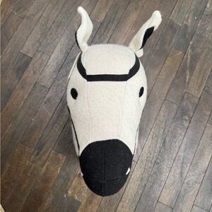 Pillowfort zebra felt animal wall decor